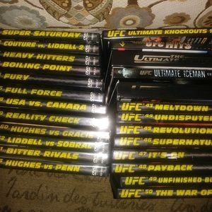 21 UFC Fighting DVDs a Couple Have Multiple Discs